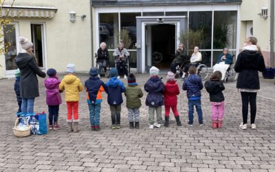 Eiersuche und Besuch der Kita Kids St. Sebastian